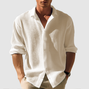 Felix - Langærmet Herre Button Down Skjorte