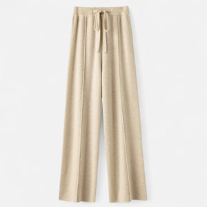 Jordyn - Dame Strikkede Wide Leg Bukser