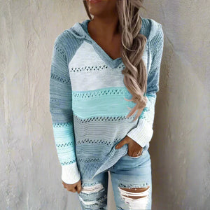 Bianca - Dame Patchwork Striktrøje