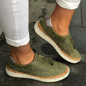 Brigid - Sporty Slip On Sneakers Ortopædiske Sko