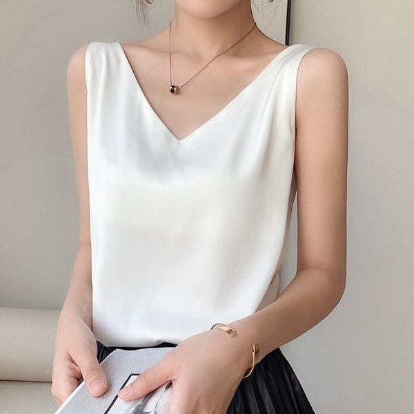 Signe - Dame Satincamisole Top