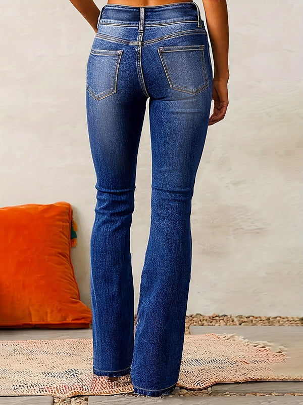 Gwyn - Dame Flare Jeans Med Høj Talje