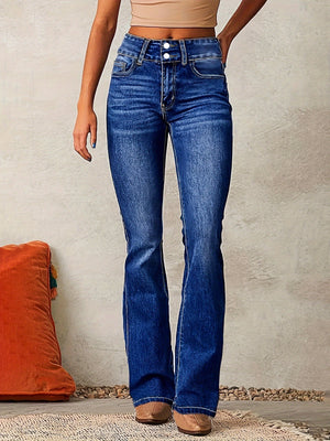 Gwyn - Dame Flare Jeans Med Høj Talje
