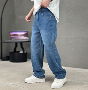Bram - Løs Pasform Herre Jeans Straight Fit