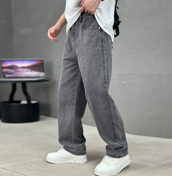 Bram - Løs Pasform Herre Jeans Straight Fit