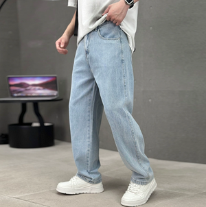 Bram - Løs Pasform Herre Jeans Straight Fit