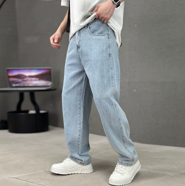 Bram - Løs Pasform Herre Jeans Straight Fit