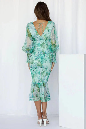 Ilaria - Elegant Blomster Kjole