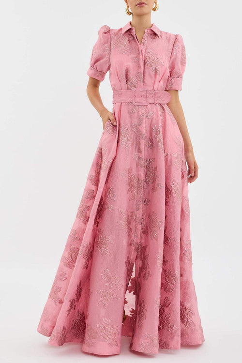 Nesta - Elegant Retro Blomster Kjole