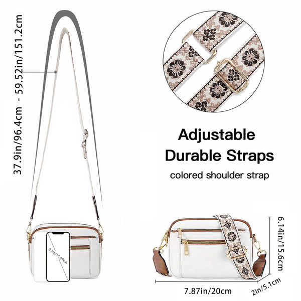 Sanna - Skuldertaske Til Dame Med Lynlåsrum