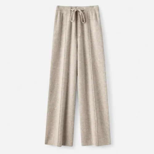 Jordyn - Dame Strikkede Wide Leg Bukser