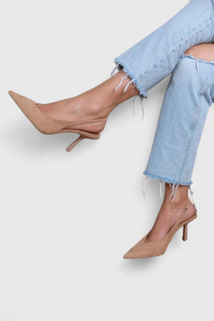 Fiora - Dame Pumps Med Spids Hæl