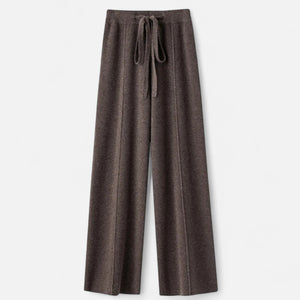 Jordyn - Dame Strikkede Wide Leg Bukser