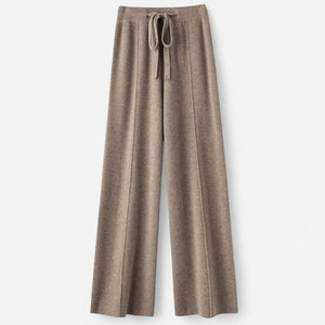 Jordyn - Dame Strikkede Wide Leg Bukser