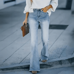 Hayden - Dame Straight Jeans Med Høj Talje