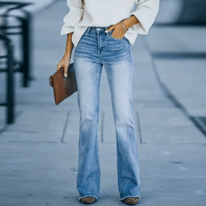 Hayden - Dame Straight Jeans Med Høj Talje