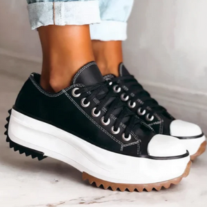 Selena - Slip On Dame Plateausko