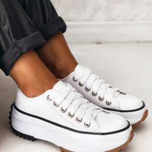 Selena - Slip On Dame Plateausko